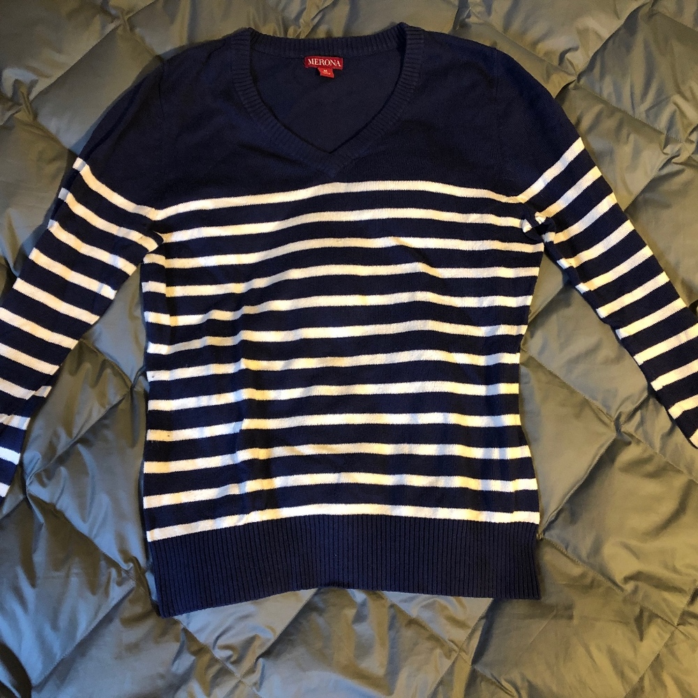 Striped Cotton Sweater